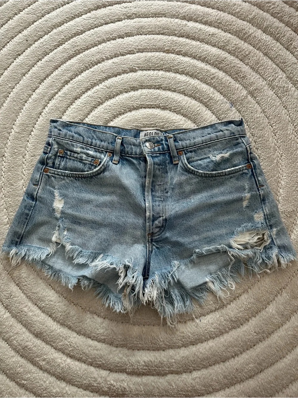 AGOLDE Parker Denim Shorts